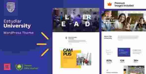Estudiar Theme GPL College University WordPress Theme
