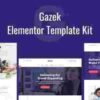 Gazek GPL Agency Portfolio Elementor Template Kit