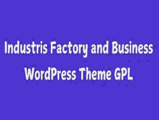 Industris Factory and Business WordPress Theme GPL
