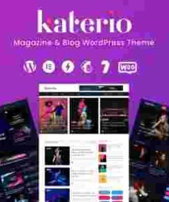 Katerio Theme GPL Magazines and Blogs Theme