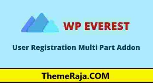 User Registration Multi Part Addon GPL