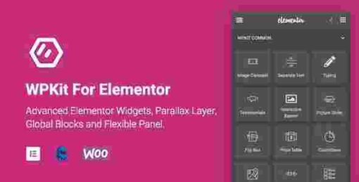 WPKit For Elementor GPL Advanced Elementor Widgets Collection & Parallax Layer