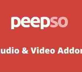 Wordpress PeepSo Audio & Video Addon GPL