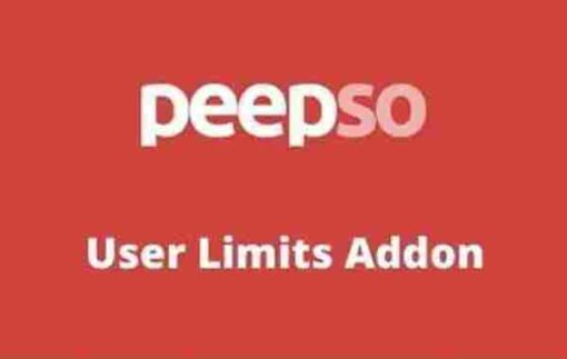 Wordpress PeepSo User Limits Addon GPL