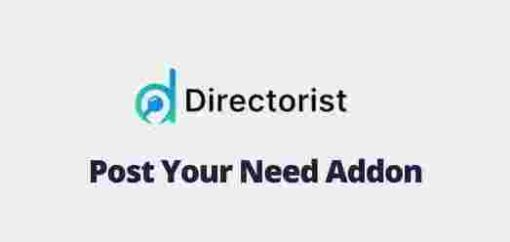 Wordpress Plugin Directorist Post Your Need GPL