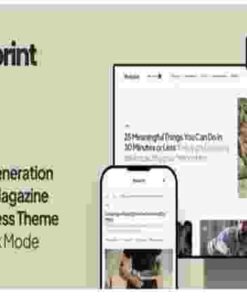 Blueprint Theme GPL – Next-Generation Blog & Magazine Theme