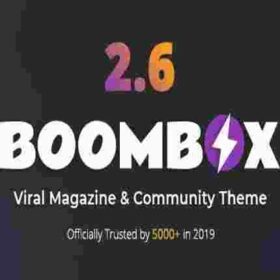 BoomBox Viral Magazine WordPress Theme Create News Websites