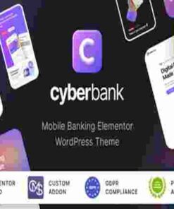 Cyberbank Theme GPL Business and Finance WordPress Theme