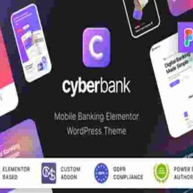 Cyberbank Theme GPL Business and Finance WordPress Theme