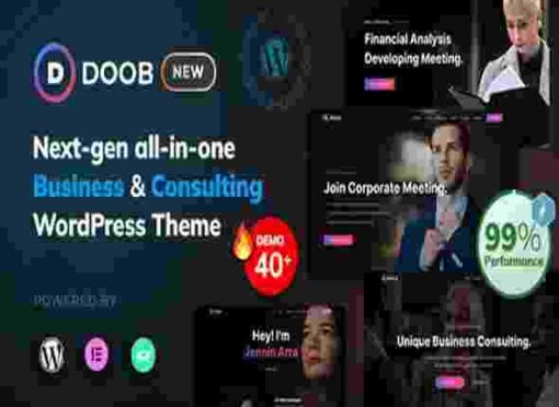 Doob Theme GPL Business & Consulting WordPress Theme