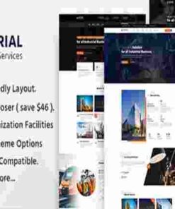 Dustrial Theme GPL Factory & Industrial WordPress Theme