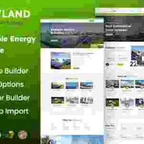 Energyland Theme GPL Solar & Renewable Energy WordPress Theme