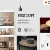 ErgoCraft Theme GPL Furniture Shop WordPress Theme