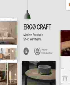 ErgoCraft Theme GPL Furniture Shop WordPress Theme