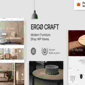 ErgoCraft Theme GPL Furniture Shop WordPress Theme