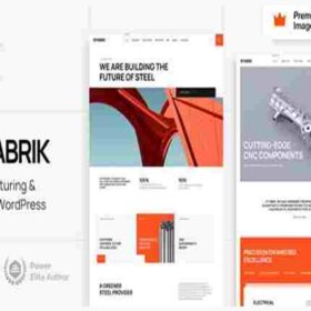 Fabrik Theme GPL Manufacturing & Factory WordPress