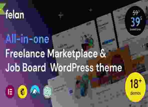 Felan Theme GPL Freelance Marketplace and Job Board WordPress Theme