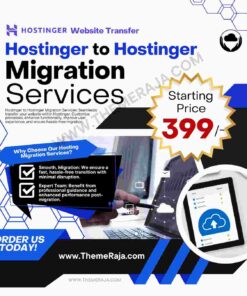 Hostinger to Hostinger Migration Services Cost 299