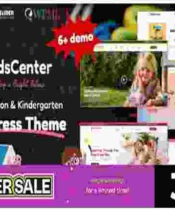 KidsCenter Theme GPL Kindergarten and Kid Care Education WordPress Theme
