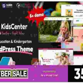 KidsCenter Theme GPL Kindergarten and Kid Care Education WordPress Theme
