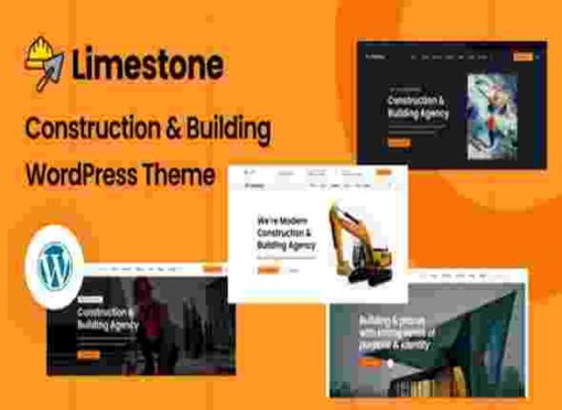 Limestone Theme GPL Construction Building WordPress Theme