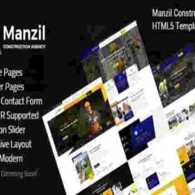 Manzil Theme GPL Construction and Building WordPress Theme