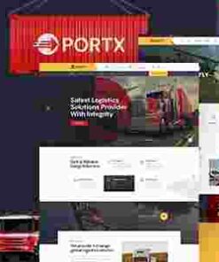 Portx Theme GPL Logistics and Transportation WordPress Theme