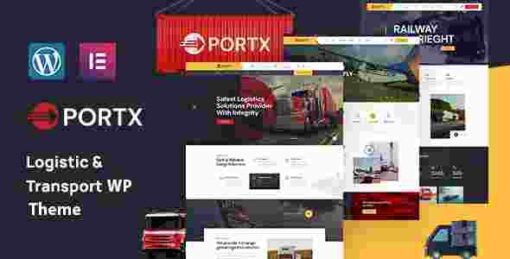 Portx Theme GPL Logistics and Transportation WordPress Theme