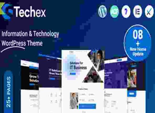 Techex Theme GPL IT Solutions & Technology WordPress Theme