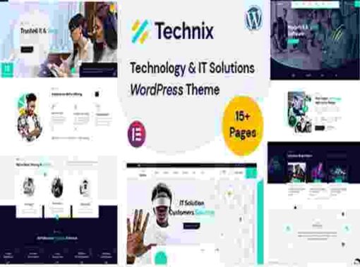 Technix Theme GPL Technology & IT Solutions WP Theme