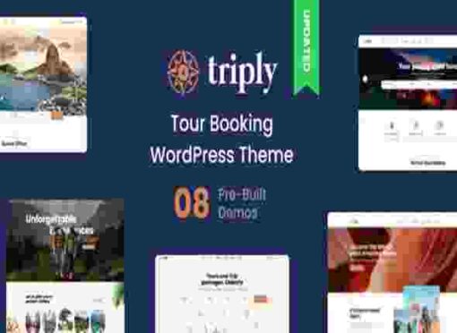 Triply Theme GPL Tour Booking WordPress Theme