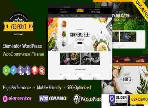 Veg Point WP Theme GPL Multipurpose WooCommerce Theme