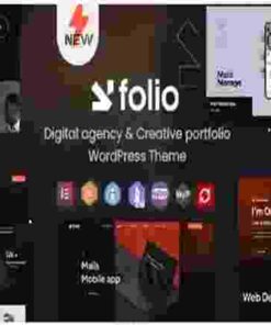 Webfolio Theme GPL Creative Portfolio & Digital Agency WordPress Elementor Theme