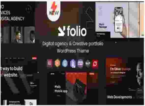 Webfolio Theme GPL Creative Portfolio & Digital Agency WordPress Elementor Theme