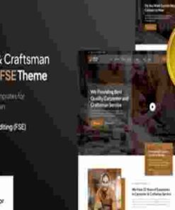 Woodzone Theme GPL Carpenter & Craftsman FSE WordPress Theme