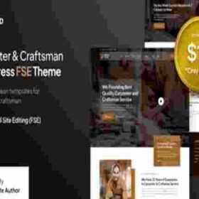 Woodzone Theme GPL Carpenter & Craftsman FSE WordPress Theme