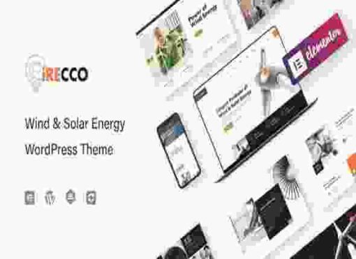 iRecco Theme GPL Wind & Solar Energy WordPress Theme