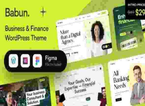 Babun Theme GPL Business & Finance WordPress Theme