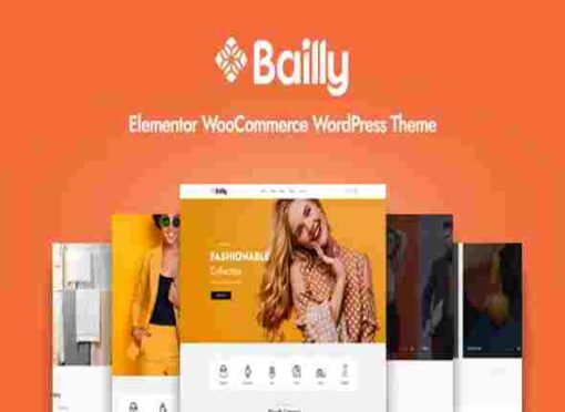 Bailly Theme GPL Elementor WooCommerce WordPress Theme