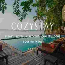 CozyStay Theme GPL Hotel Booking WordPress Theme