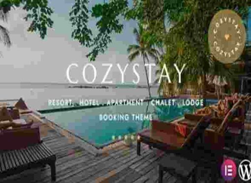 CozyStay Theme GPL Hotel Booking WordPress Theme