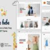 Debebe Theme GPL Baby Shop and Children Kids Store WordPress