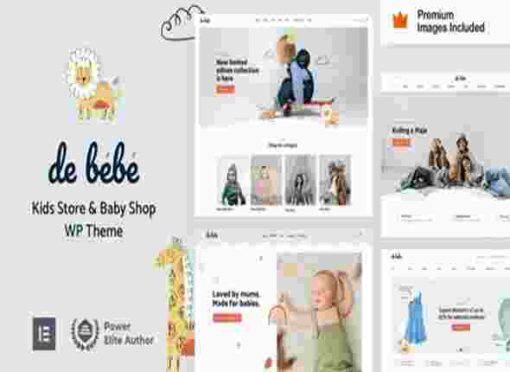 Debebe Theme GPL Baby Shop and Children Kids Store WordPress