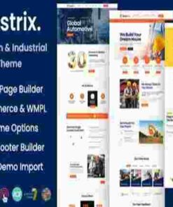 Dustrix Theme GPL Construction and Industry WordPress Theme