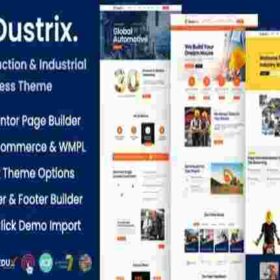 Products Update 2 6 Dustrix Theme GPL Construction and Industry WordPress Theme