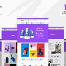 Electronies Template Kit GPL Electronics Shop Elementor Template Kits