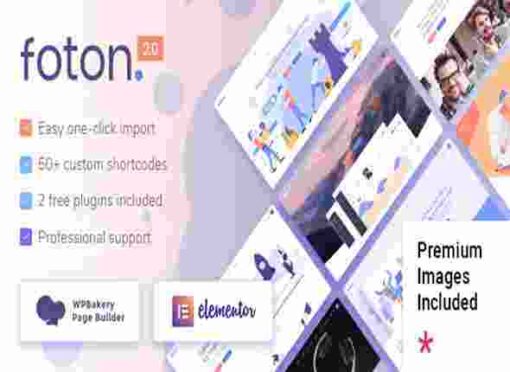 Foton Theme GPL Software and App Landing Page Theme