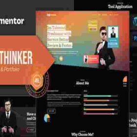 Products Update 2 17 Freethinkr Template Kit GPL Freelancer & Portfolio Elementor