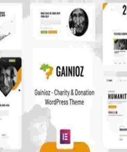 Gainioz Theme GPL Charity & Donation WordPress Theme