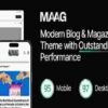 Maag Theme GPL Modern Blog & Magazine WordPress Theme
